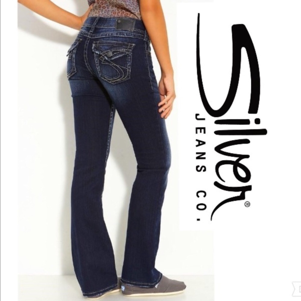 Silver Suki Surplus Bootcut Jeans 26 X 32